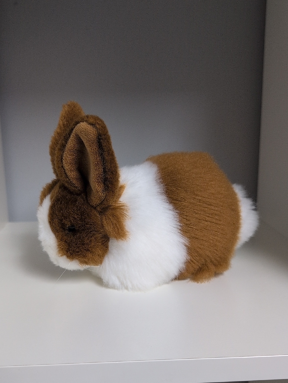 Vintage Anna Club Plush Bunny Rabbit Brown And White Collectible